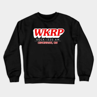 wkrp turkey drop radio Crewneck Sweatshirt